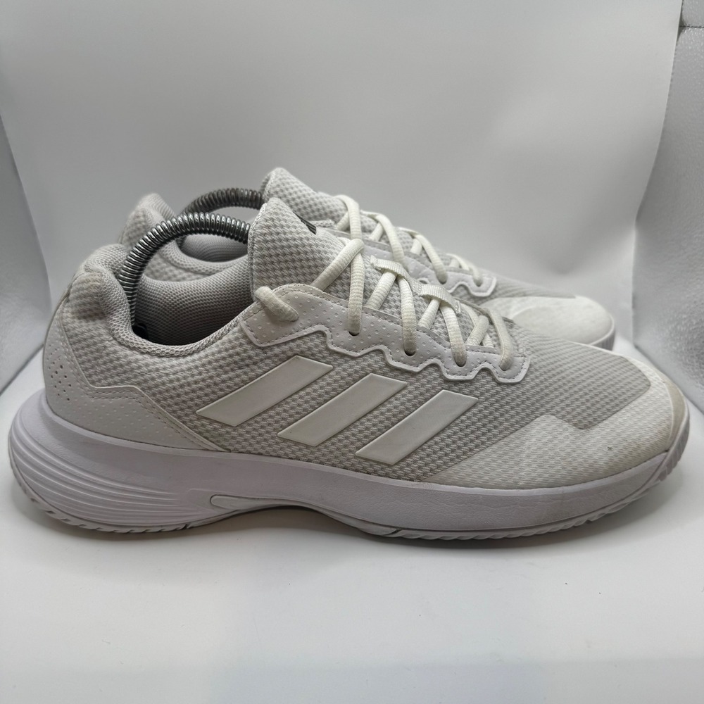 Adidas 9 Gamecourt 2 Shoes Mens White Tennis Sneakers IG9568